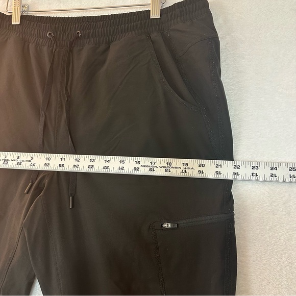 Eddie Bauer Flannel Lined Black Pants size 12 Woman - Picture 12 of 14